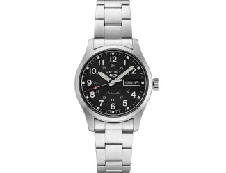Seiko 5 Sports SS Automatic Black Dial Mid-Size