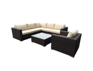Jason Outdoor 7-Piece Sectional Set w/Cushions