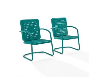 Bates 2Pc Retro Outdoor Chair Set
