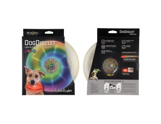 Flashflight Dog Discuit LED Flying Disc - 2-Pack/Disc-O Select