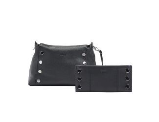 The Bryant Black Shoulder Bag/Wallet