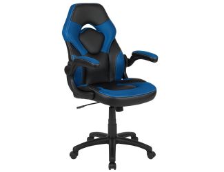 Blue/Black X10 Series Ergonomic Racing Style Gaming Chair