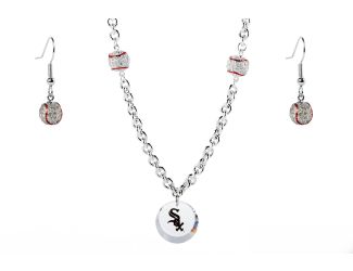 Baseball Set White Sox Necklace Exclusiv