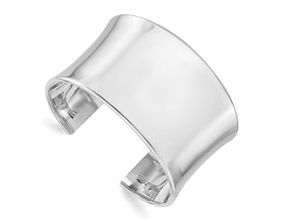Sterling Silver Polished Slip-on Bangle