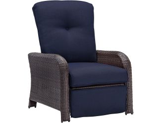 Strathmere Luxury Recliner in Navy Blue