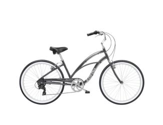 Cruiser 7D Step-Thru Cruiser Bike in Seal Grey