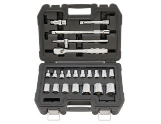 22pc 1/2" Drive Metric Socket Set