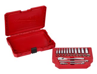 1/4" Drive 26pc Ratchet & Socket Set - SAE