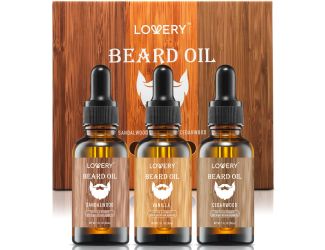Mens Beard Oil Gift Set Size 3 Pieces