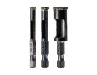Spyder 3-Piece Diamond Edge Hole Saw Bit Set
