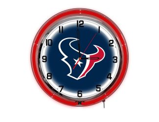 Houston Texans 18" Neon Clock