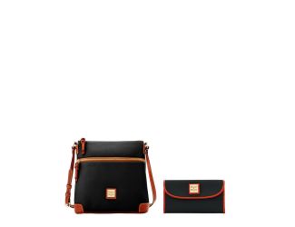 Pebble Grain Crossbody and Continental Clutch Set