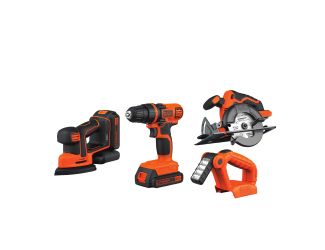 20V MAX Lithium-Ion 4-Tool Combo - Drill Sander Saw & Light