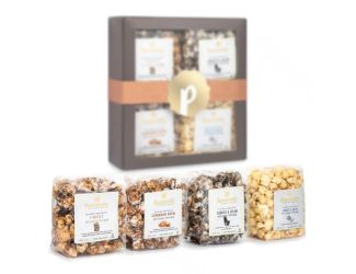Popinsanity 4pk Popcorn Gift Box - 4 Flavors x 2