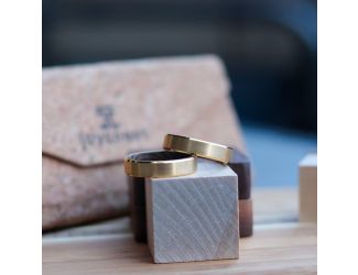 Playboy - Gold Tungsten Ring Size 6