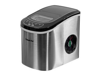 Portable Mini Ice Maker - Stainless Look