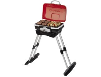 Petit Gourmet Gas Grill with Stand & Grill Cover Bundle