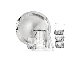 7 - Piece Hammered Bar Set