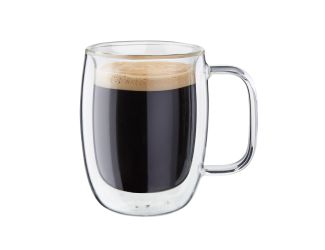 Sorrento Plus 2-Piece Double-Wall Glass Double Espresso Mug Set