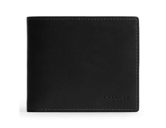 Mens Full Grain Leather 3-IN-1 Wallet - Black