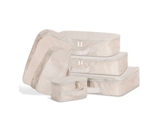 Vintage Travel Packing Cubes  6-Piece Set Size 17"x12.25