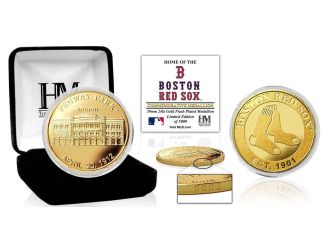Boston Red Sox "Stadium" Gold Mint Coin