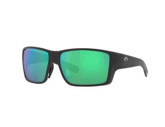 Reefton Pro - Matte Black/Green Mirror Polarized