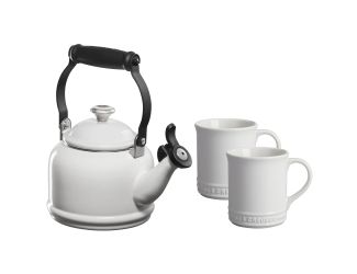 Demi Kettle & Mug Set White