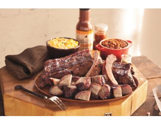 Kansas City Pork Platter Dinner KC BBQ