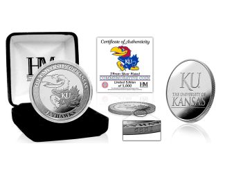 University of Kansas Jayhawks Silver Mint Coin