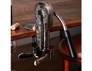Legacy Corkscrew with Black Marble Handle (Pewter)