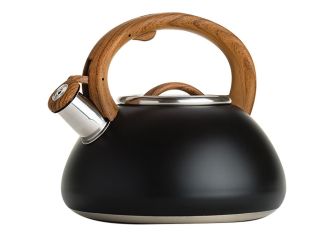 Avalon 2.5qt Stainless Steel Whistling Kettle Gunmetal
