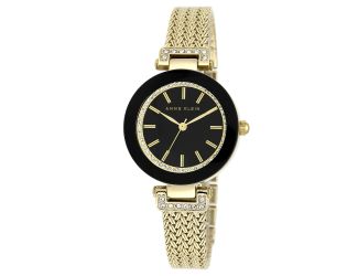 Women's Swarovski Crystal Covered Dial Mesh Bracelet Watch