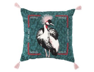 Just Say Novo Square Decorative Pillow Size 18"W x 18"L