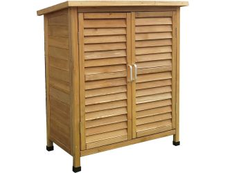 Outdoor Wooden Storage Shed with Shelf - 2.8 ft. x 1.5 ft. x 3.2 ft.