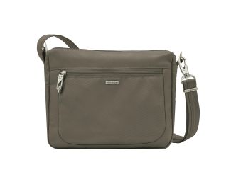Anti-Theft Classic Small E/W Crossbody Nutmeg