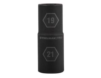 1/2" Drive 6-Point 19mm x 21mm Impact Flip Socket
