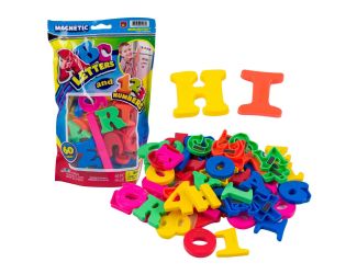 60 Pc Letters and Numbers Magnetic  Figures