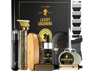 LOVERYMen Beard Grooming Kit Size 15 Pieces