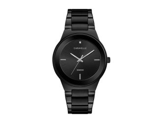 Caravelle Men's Modern Diamond Bracelet Watch