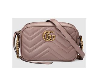 GG Marmont Matelasse Mini Bag - (Small Dusty Pink)