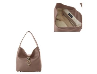 Pebble Grain Small Logo Lock Sac