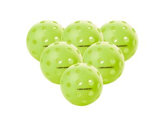Onix Fuse Outdoor Neon Green Pickleballs 6pk