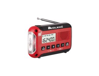 E+Ready Compact Emergency Alert Weather Radio w/ Batteries