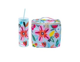 Sip & Snack Lunch Tote Bundle - Safari Floral