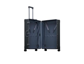 Aleon 30" Macro Traveler Aluminum Hardside Checked Luggage (Onyx)Black