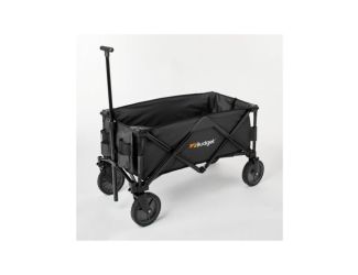 Compact Folding Beach Wagon - (Black)