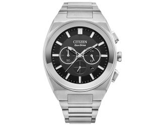 Citizen Men's Axiom Stainless Steel Bracelet watch, Black dial