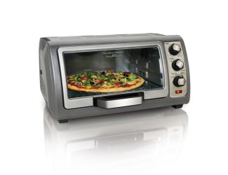 6 Slice Easy Reach Convection Toaster Oven Silver