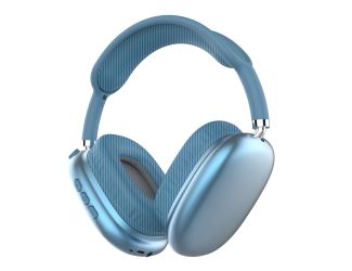 High Performance Wireless Headphones w/ Radio & Mic Blue